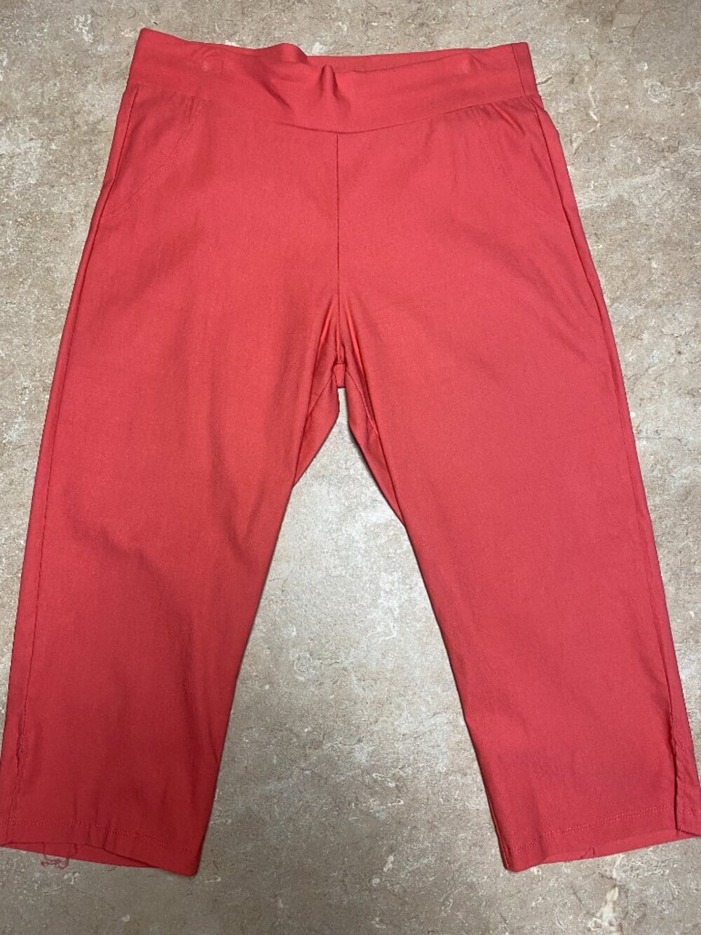 Lavish Peach Capris Pull On Slimming Pants Size 1X - #80